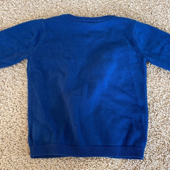 💕3/$15  H&M 9-12m Blue Cardigan Sweater for boys or girls - Picture 7 of 7